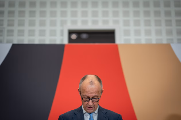 Bundeskanzler Friedrich Merz (CDU) beim Invest in Germany Summit, Berlin, 20.10.2026. Foto: IMAGO / Chris Emil Janßen