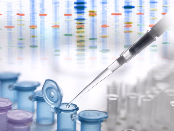 DNA-Probe wird im Labor für eine Analyse vorbereitet, Symbolbild. Foto: IMAGO / Westend61